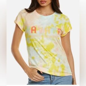 New Recycled Karma Tye Dye Havana T-Shirt XS